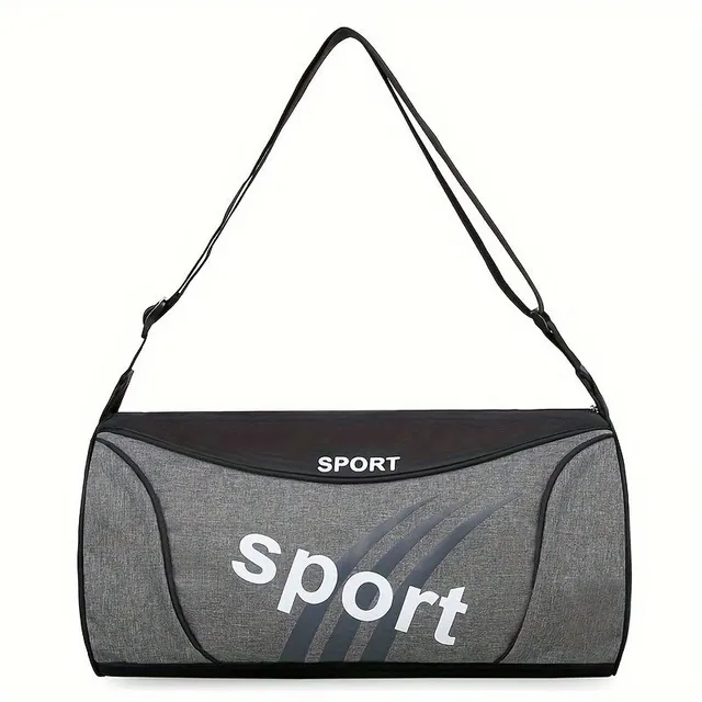 Lightweight sports bag over shoulder made of nylon - practical and durable bag for travel, fitness and leisure