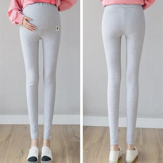 Maternity comfortable leggings with high waist
