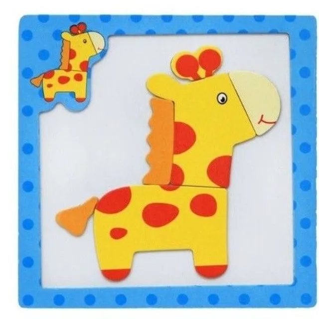 Wooden education puzzle for children Ainsley