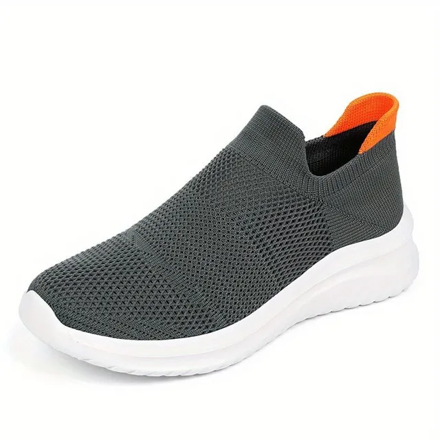 Men's breathable netted shoes - light and dampening shocks, for outdoor activities