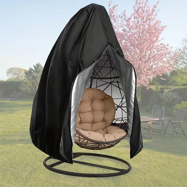 Durable protective cover for egg-shaped rocking chair - waterproof and windproof