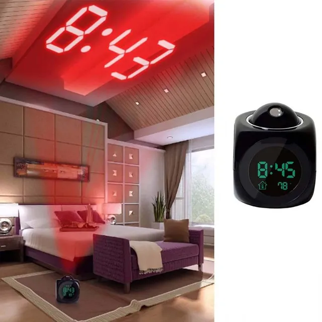 Alarm clock with time projection on the ceiling Cp38