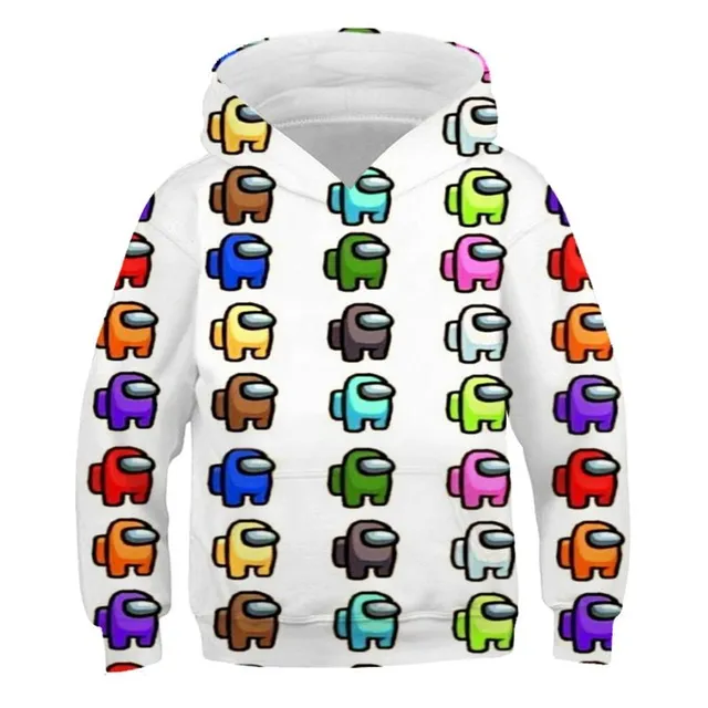 Bluza dziecięca z nadrukiem gry komputerowej