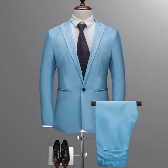 Męski garnitur formalny - 6 kolorów