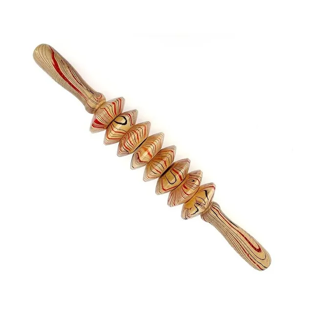 Wooden massage cylinder of whole body