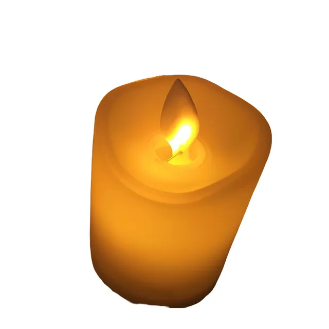 LED candle with realistic flame 12,5 cm