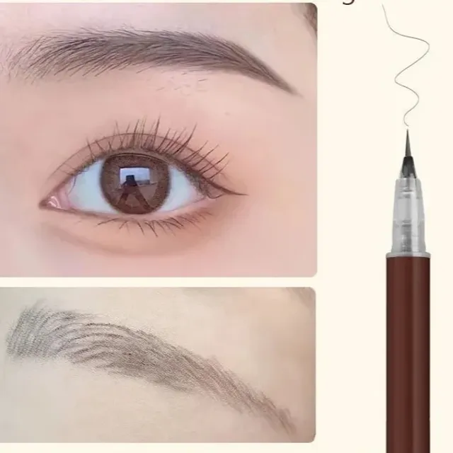 Special eyebrow drawing pencil - with a fine thin tip, achieving realistic appearance
