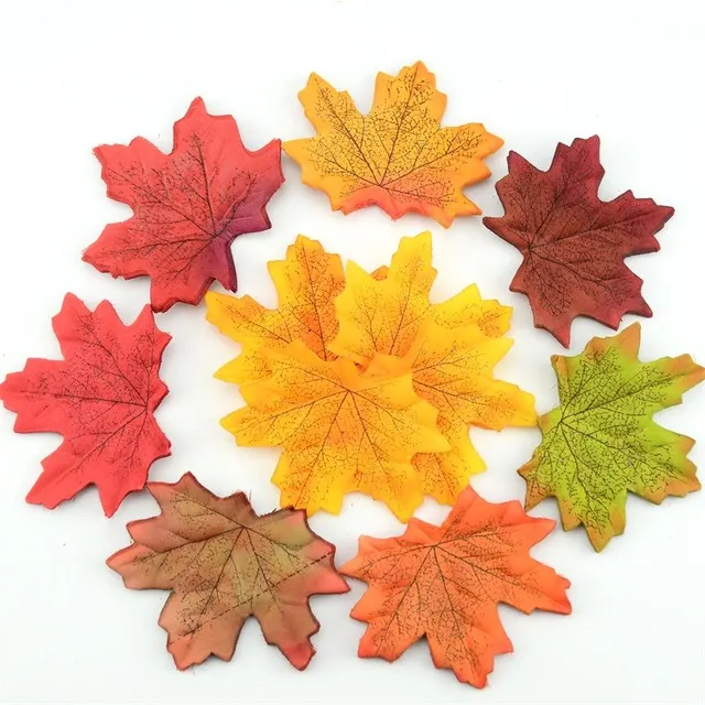 Decorative maple leaves - 100 pcs