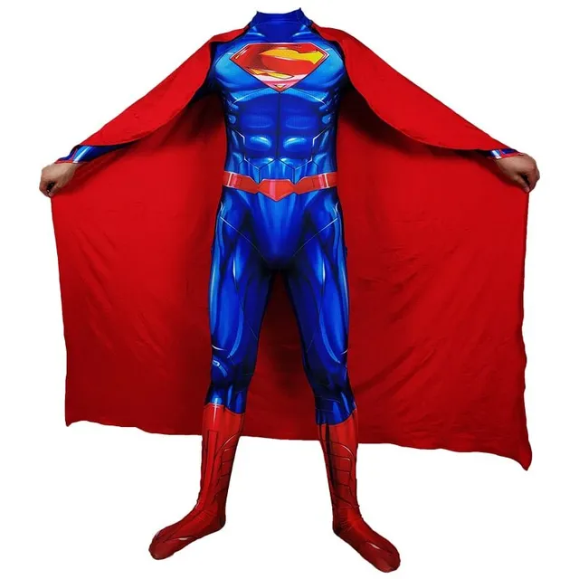 Super kostium cosplay z peleryną - Superman