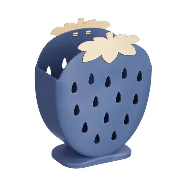 Strawberry-shaped cutlery stand