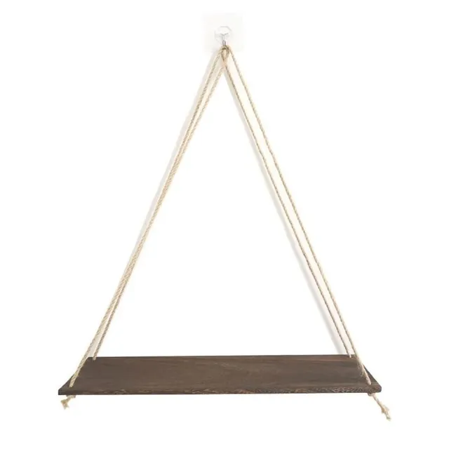 Luxury wall shelf made of natural material with Feliciano hanging system