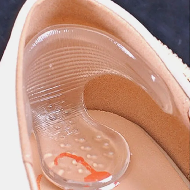 Silicone transparent insert for women's shoes