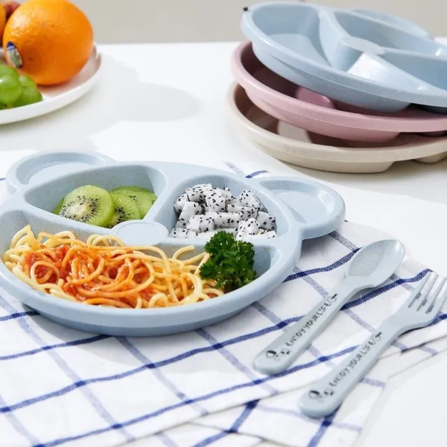 Baby food bowl with cutlery