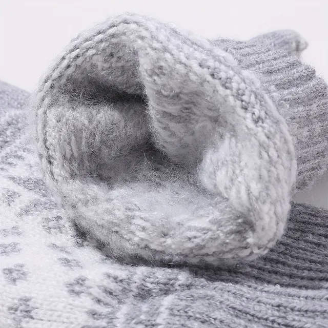 Winter Strickhandschuhe mit Touchscreen