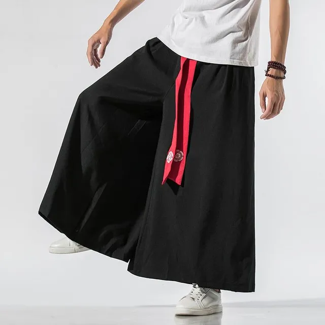 Wide leg bushido fighter trousers