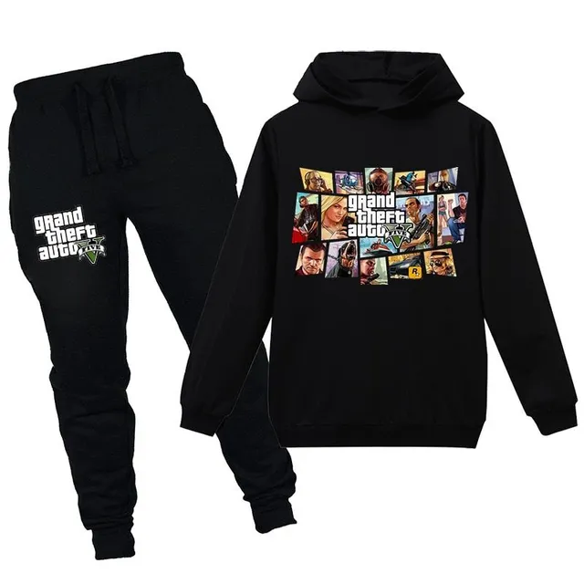 Kids tracksuit with GTA V print