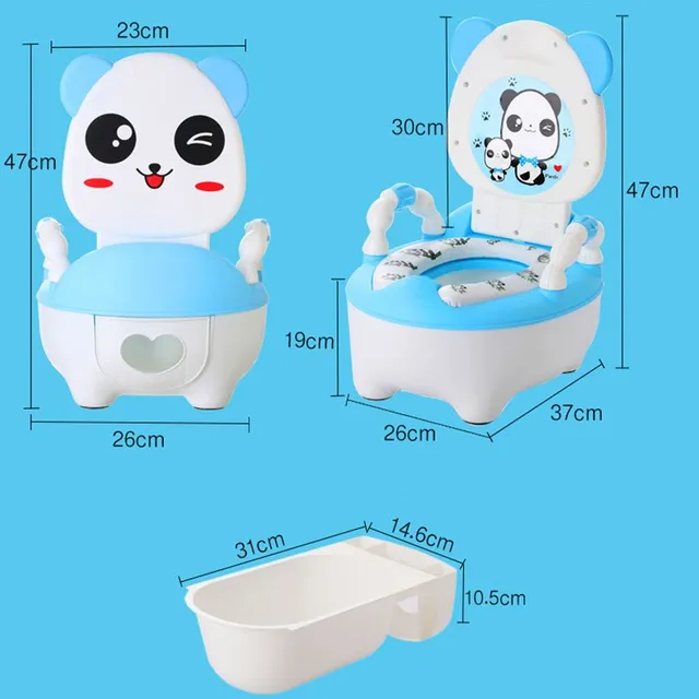 Portable baby potty