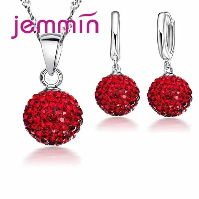 Luksusowy zestaw biżuterii dla kobiet Jemmin