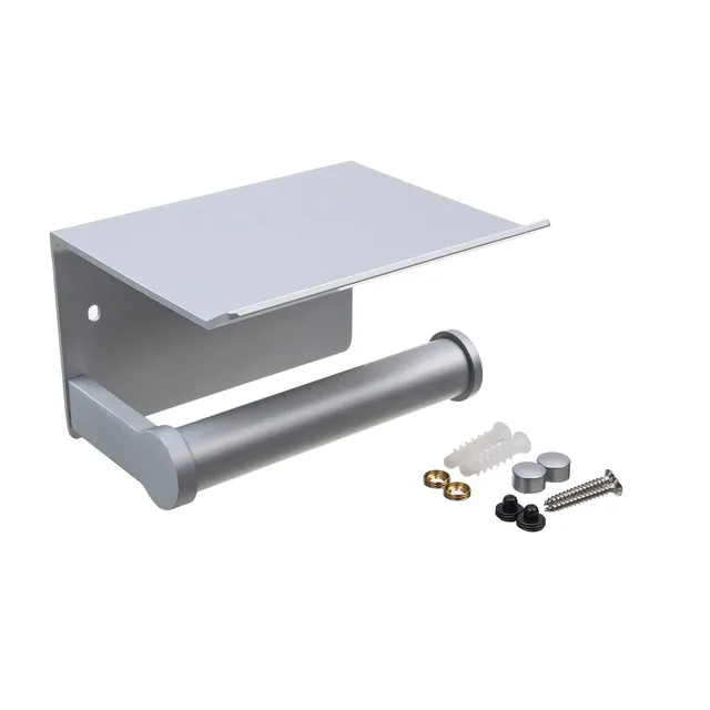 Aluminium toilet paper holder