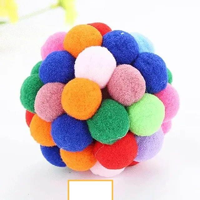 Handmade cheerful balls for cats - accessories for pets