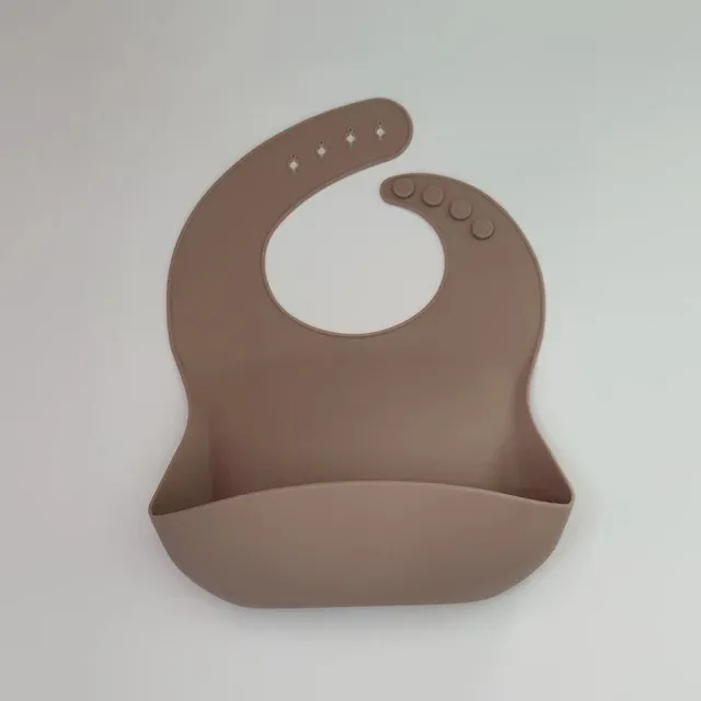 Silikonový dětský límec - Voděodolný bryndák pro kojence a batolata
