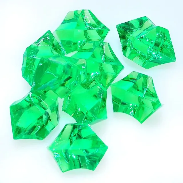 Acrylic crystal gemstones for the decoration of aquariums and vases