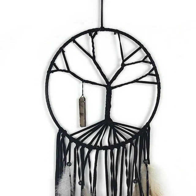 A dreamcatcher with a tree of life