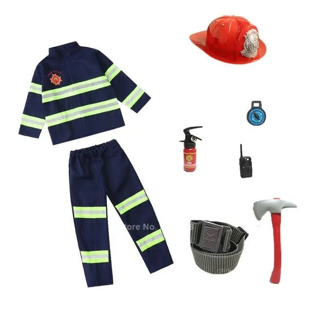 Costum de pompier - mai multe variante