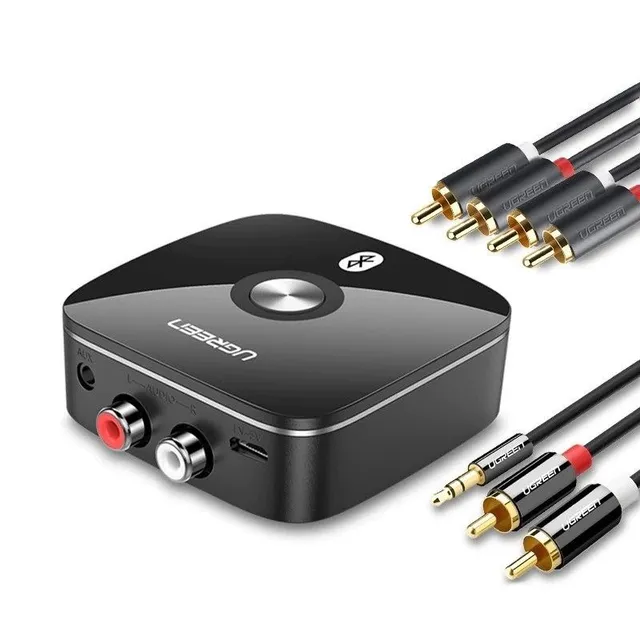 Odbiornik Bluetooth AUX z kablami RCA