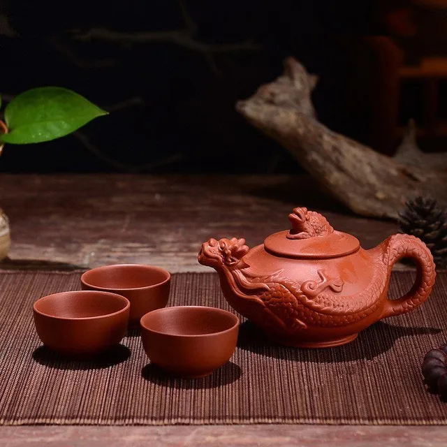 Traditional Chinese tea set 4 pcs