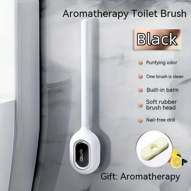 Wall set WC hooker with holder and aromatherapy - Practical and hygienic solution for your bathroom