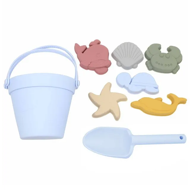 Children's sandbox kit - bucket with toys
