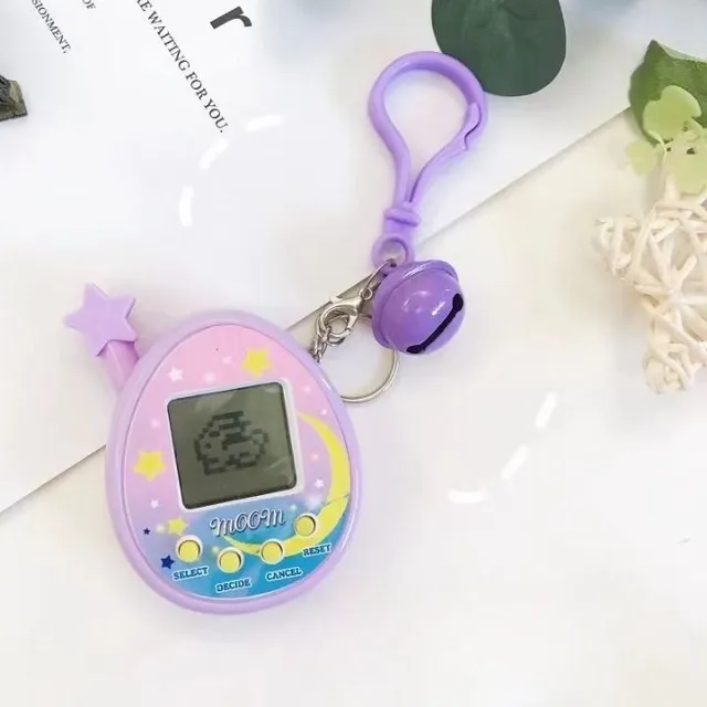 The game Tamagotchi in egg shape with different motives