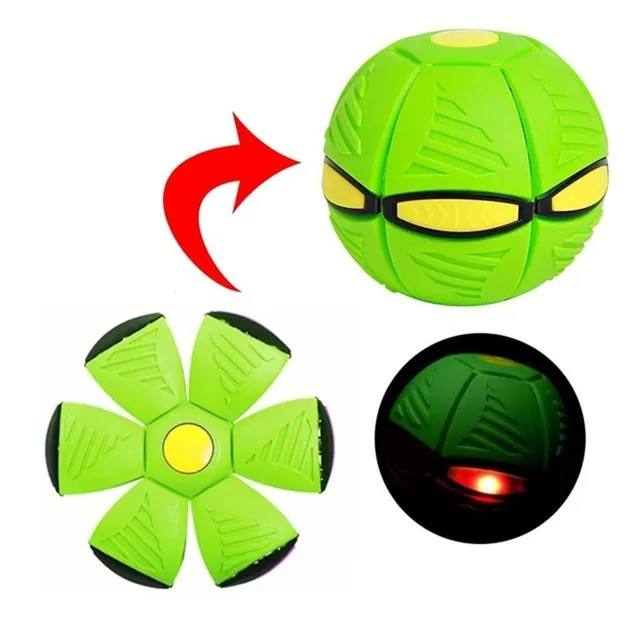 Trendy children's throwing disc/ball with LED lights
