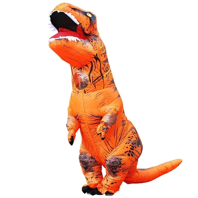 Nafukovacia T-Rex kosť pre zrelú žltú Max. oranzova