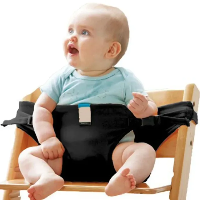 Bezpečnostné pružné sedadlo pre detskú jedálenskú stoličku