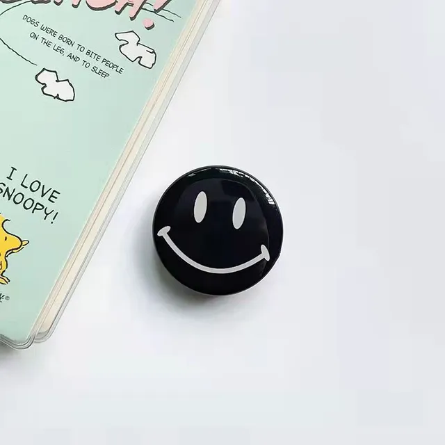 Practical round PopSockets holder Smile