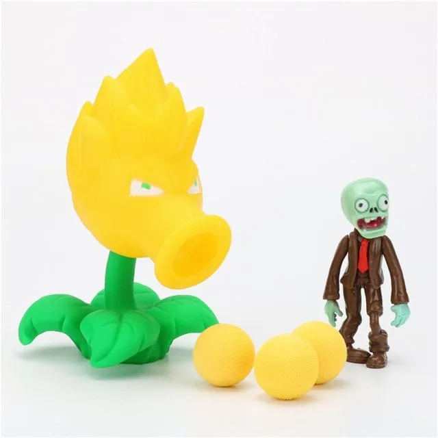 Shooting toy in the form of Plants vs Zombies characters