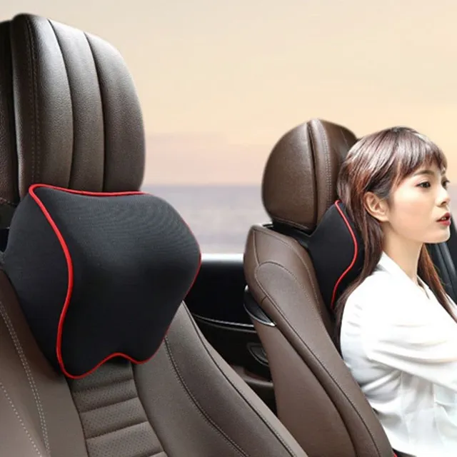 Car headrest cushion