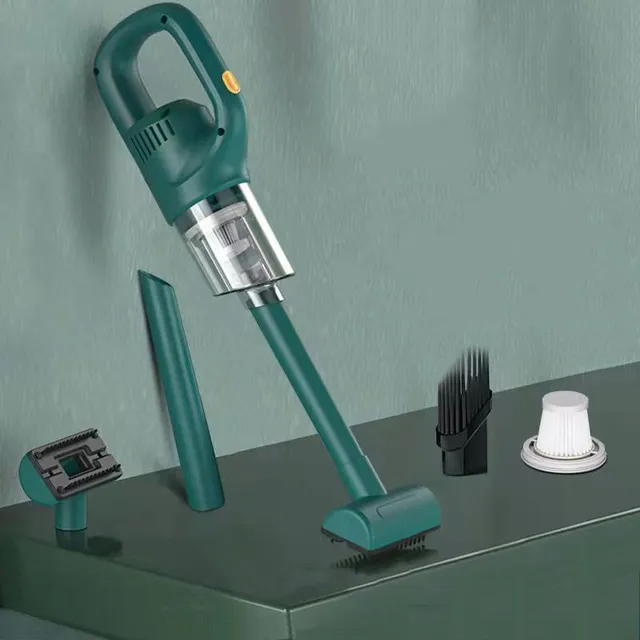 Wireless manual vacuum cleaner and wet and dry suction