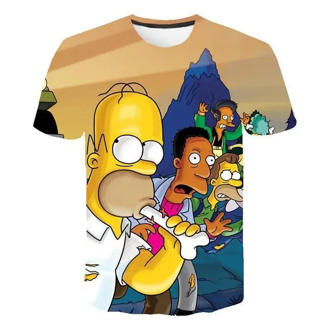 Unisex 3D T-shirt Simpson