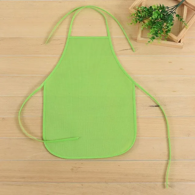 Baby waterproof single color apron Noah