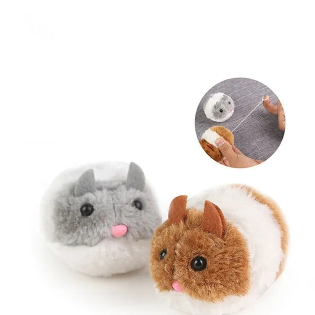 Cute plush toy for cats - stretchable guinea pig