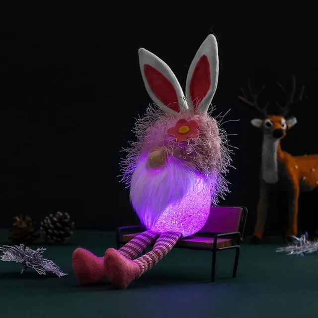 Gnom de decorare de Paște cu LED-uri