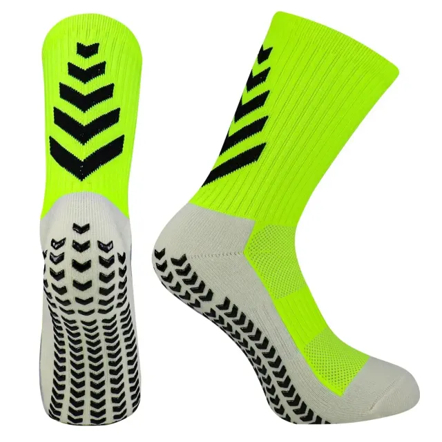 Men's anti-slip football socks for sports and jogging