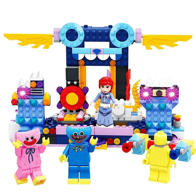 Huggy Wuggy Poppy Playtime 4-w-1 Clamp Building Block Toy