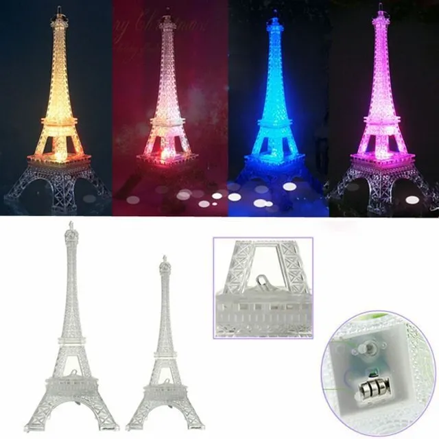 LED lámpa Eiffel-torony formájában