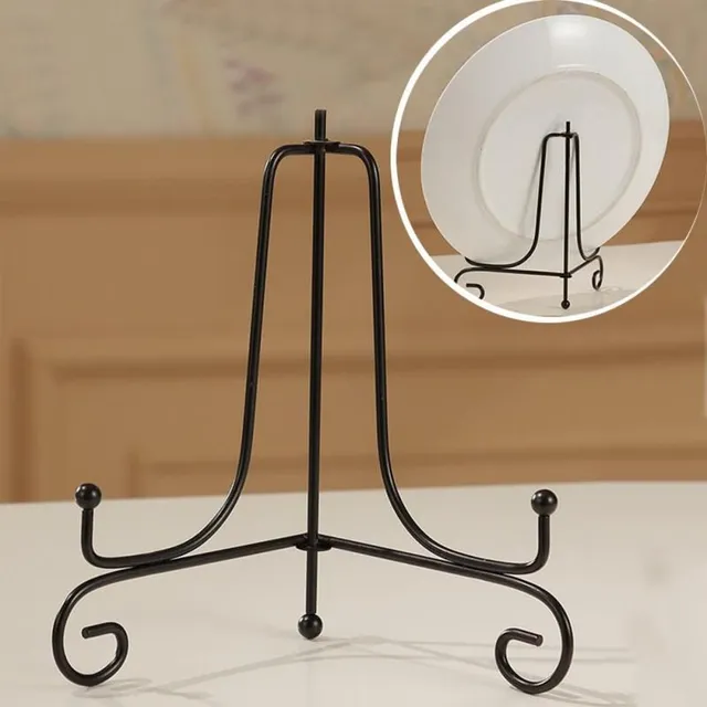 Iron stand for plates and plates