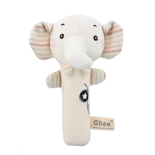 Children's educational toys for babies - stuffed spiral for egg or stroller Elephant C