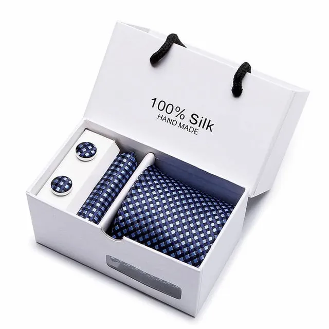 Luxury men's set Vangise | Tie, Handkerchief, Cufflinks